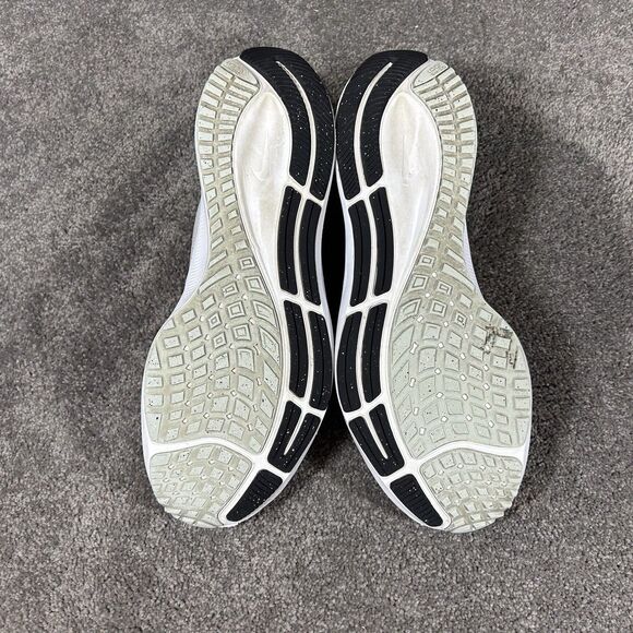 Nike Air Zooom Pegasus 38 CW7356-102 Mens Size 11 White Teal Running Shoes Used - Picture 9 of 12